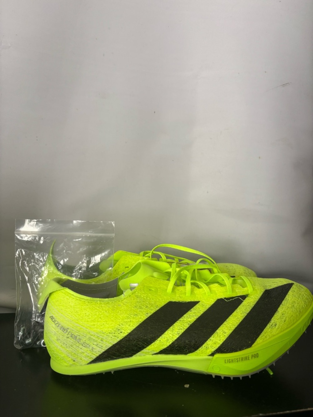 Adidas Adizero Prime SP 3 Strung Lucid Lemon Black Track and field spikes New